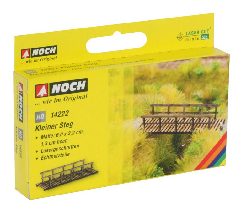 Noch HO 14222 Ponte pedonale piccolo