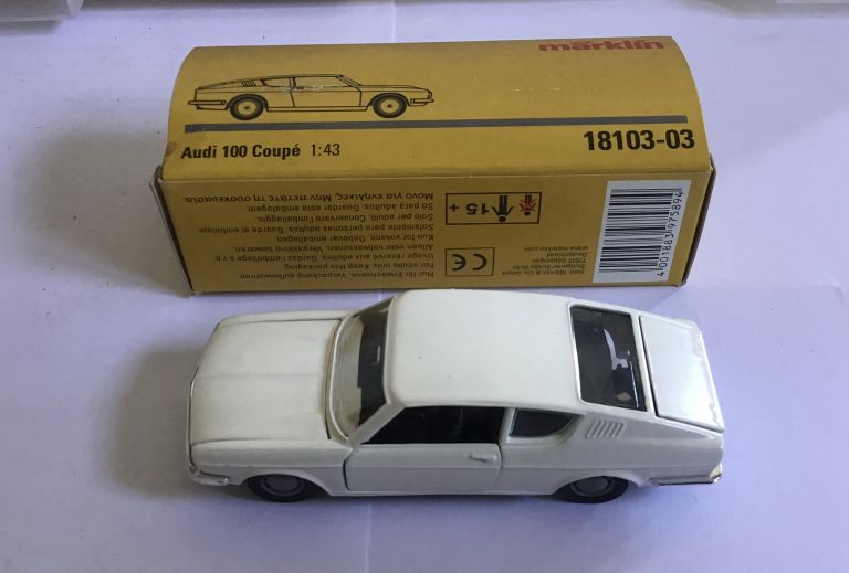 MARKLIN 18103 - 03 AUDI 100 COUPE' WHITE 1:43