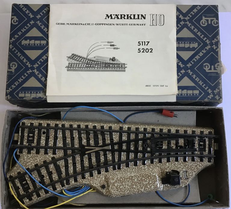 MARKLIN HO 5117 Coppia di scambi elettrici Marklin