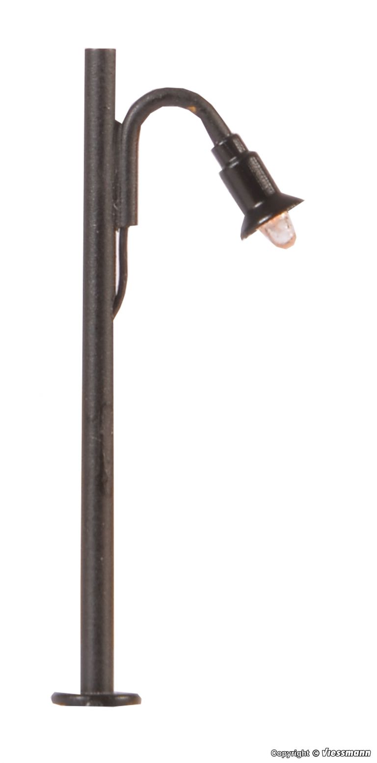 Viessmann 7160 Scala Z Lampione con palo in legno a LED bianchi Viessmann