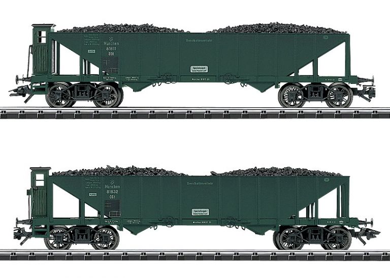 TRIX HO 24302 Gruppo di carri a tramoggia per carbone. Trix