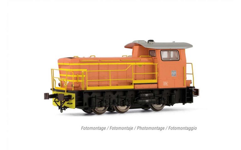 Rivarossi HR 2796 FS, diesel locomotive class D.250 2001, orange livery, period V - VI