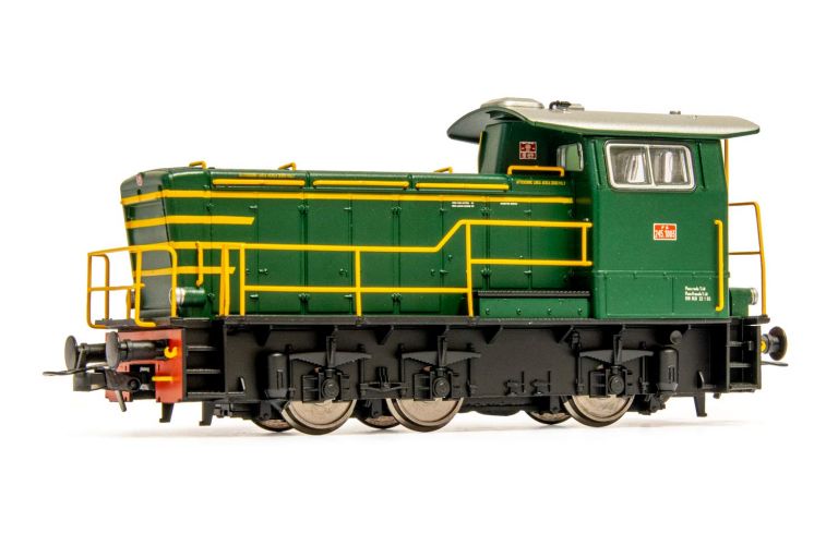 Rivarossi HR 2792 locomotiva diesel da manovra 245 1003 OM livrea verde senza battipiede Ep. V-VI Rivarossi