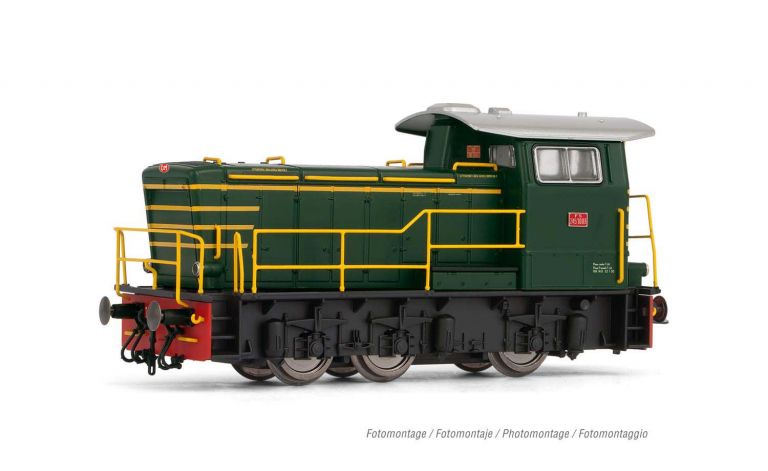 Rivarossi HR 2792S FS, diesel locomotive class D.245, green livery, period IV-V DCC Sound