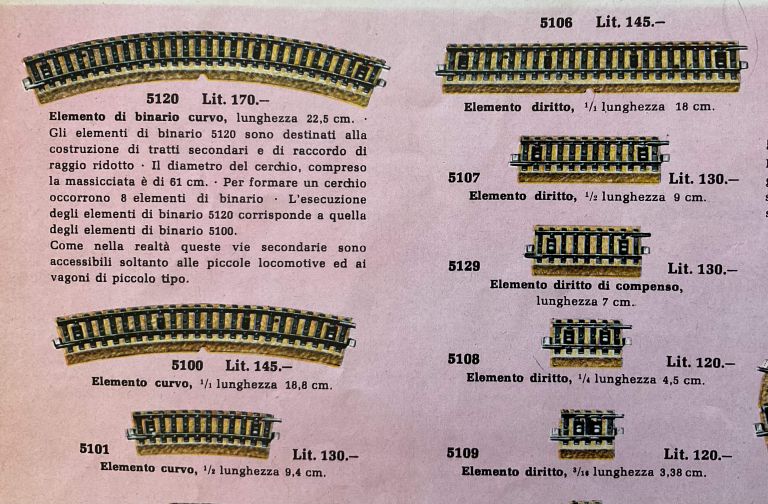 Marklin HO 5100 10 binari curvi M in ottimo stato con scatola originale