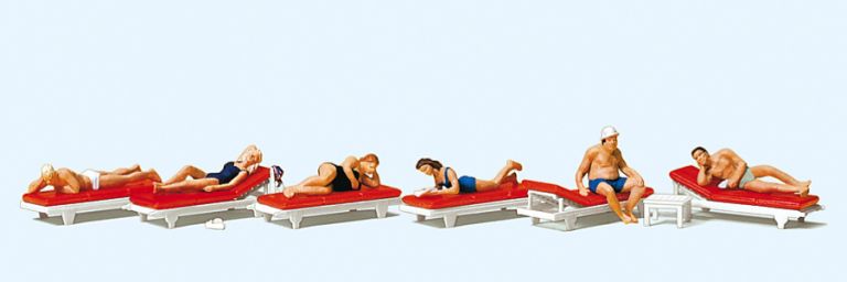 PREISER HO 10429 Sunbathers