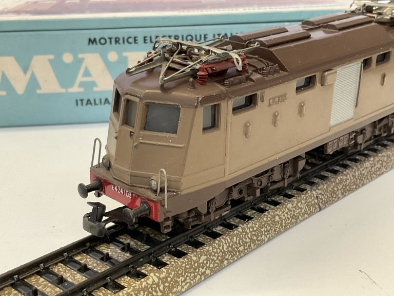 Marklin HO 3035 Locomotiva Elettrica E 424 FS con scatola originale