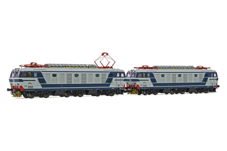 Rivarossi HR 2875 FS, Coppia di locomotive elettrica E.633 200 serie livrea blu/grigio Ep. IV-V Rivarossi