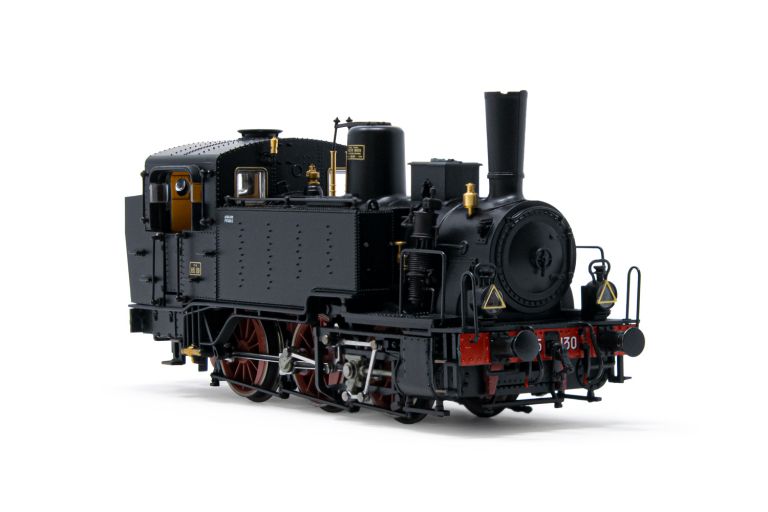 Rivarossi HR 2787 FS, locomotiva a vapore Gr. 835 con fanali ad olio, rivettata Ep. III-IV