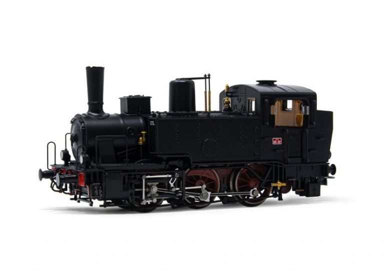 Rivarossi HR 2790 FS, locomotiva a vapore Gr. 835, fanali elettrici, pompa Westinghouse grande, ep. III-IV Rivarossi