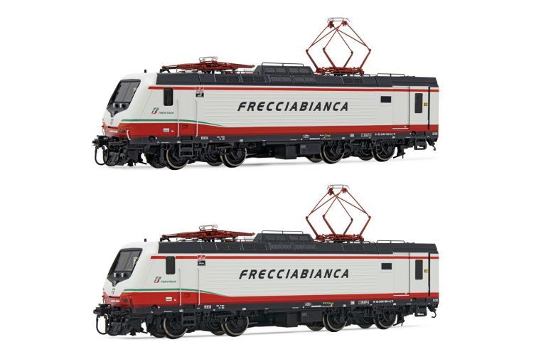 LIMA EXPERT HL2663 FS Trenitalia, set di 2 locomotive elettriche E.464 (entrambe motorizzate), livrea "Frecciabianca", ep. VI LIMA EXPERT