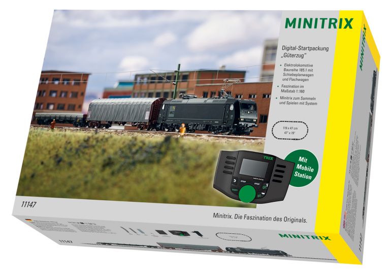 Minitrix Scala N 11147 Confezione di avvio Digital "Treno merci" TRIX