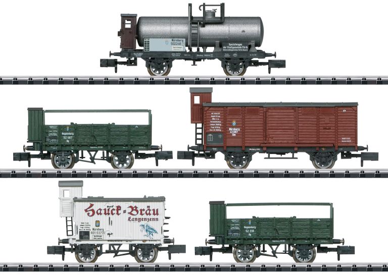 Minitrix Scala N 15715 Gruppo di carri merci "150 anni di Ferrovie vicinali" Trix
