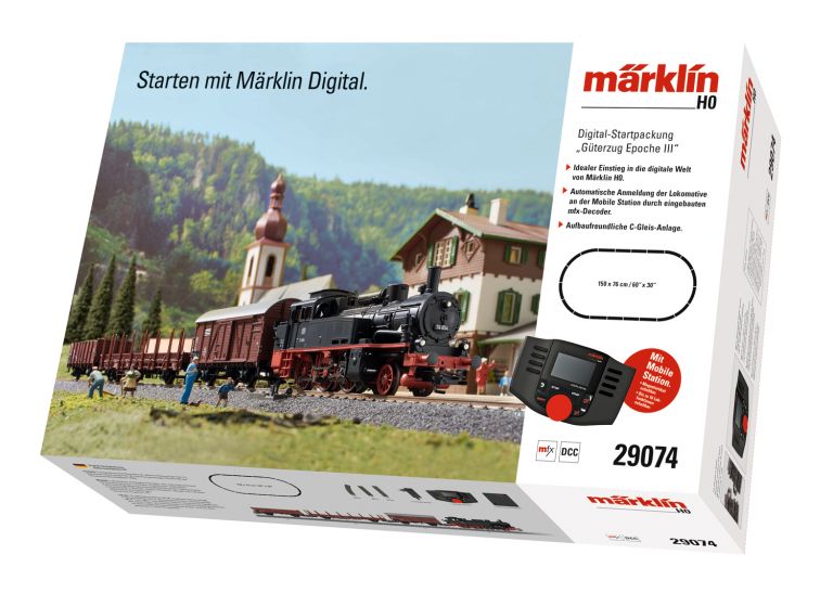 MARKLIN HO 29074 Confezione di avvio Digital "Treno merci Epoca III" MARKLIN