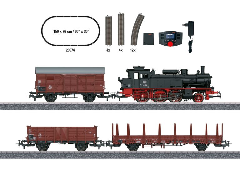 MARKLIN HO 29074 "Era III Freight Train" Digital Starter Set