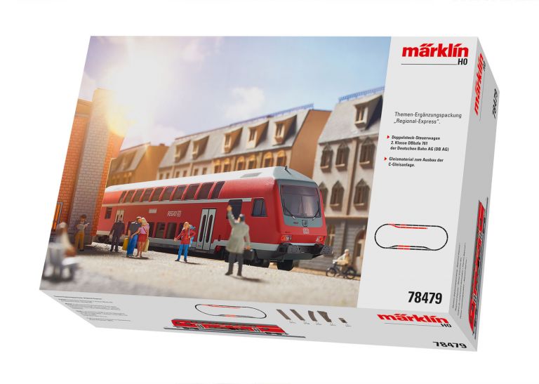 MARKLIN HO 78479 Confezione di completamento tematica "Regional-Express"