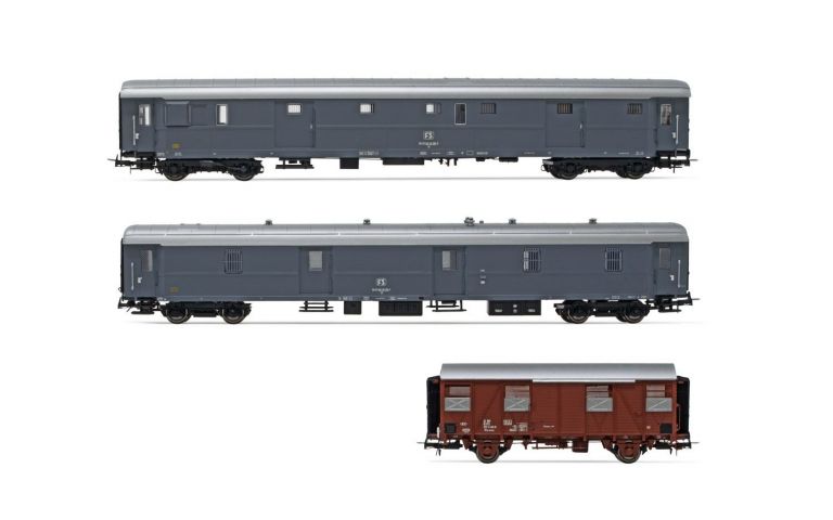 Rivarossi HR 4318 FS, set di 3 unit&agrave; "Celerone" ep. IV
