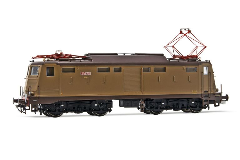 Rivarossi HR2873 FS, locomotiva elettrica E.424, livrea castano/isabella, ep. IV Rivarossi