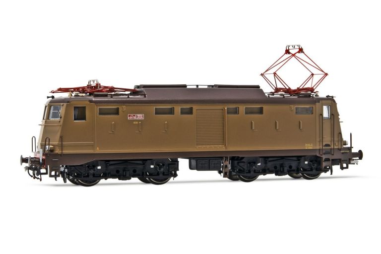 Rivarossi HR2873S FS, locomotiva elettrica E.424, livrea castano/isabella, ep. IV con decoder DCC sound
