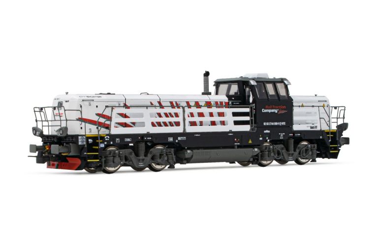 Rivarossi HR2898S Rail Traction Company, locomotiva diesel da manovra EffiShunter 1000, livrea bianca/nera, ep. VI, con DCC Sound decoder Rivarossi