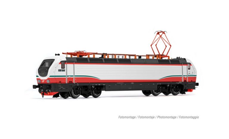 Rivarossi HR2904S FS, locomotiva elettrica E.402B, nuova livrea "Frecciabianca", ep. VI, con DCC Sound decoder Rivarossi