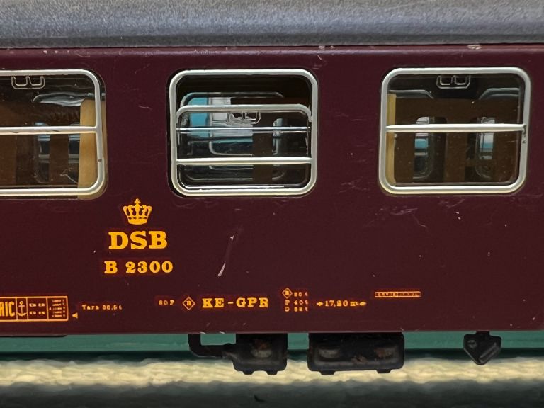 Marklin HO 4045.1 Carrozza Danese 2a classe DSB in lamierino con scatola originale