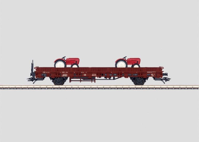 MARKLIN HO 46977 Carro a sponde basse con carico di trattori