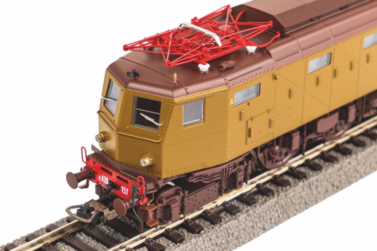 PIKO HO 97465 Locomotiva Elettrica / Sound E.428.157 D.L. Milano C.le