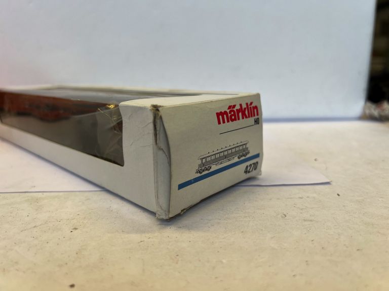 MARKLIN HO 4270 Carrozza in legno SJ ampliamento treno 2870 illuminata, molto rara