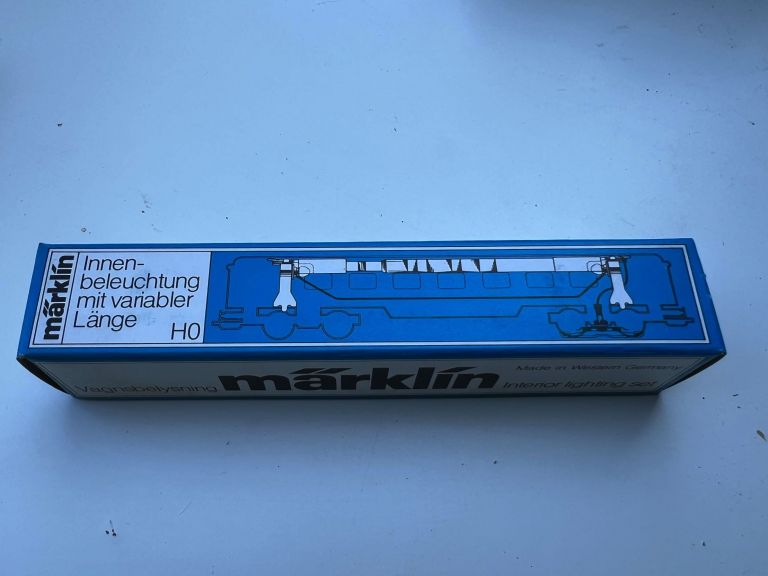 MARKLIN HO 7329 KIT ILLUMINAZIONE ANNI '60 CON SCATOLA ORIGINALE