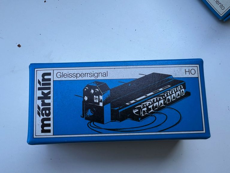 MARKLIN 7242 Segnale principale vintage con scatola originale (Hp 0 / Hp 1)