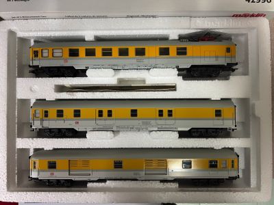 MARKLIN HO 42996 SET 3 DB MEASUREMENT COACHES MARKLIN