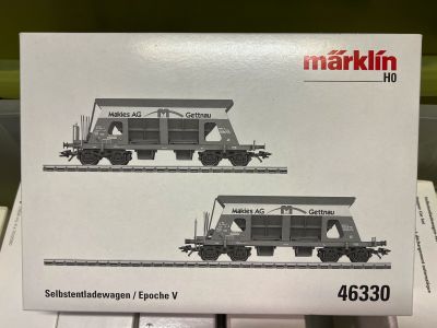 MARKLIN HO 46330 SET OF 2 "MAKIES AG"  HOPPER CARS MARKLIN