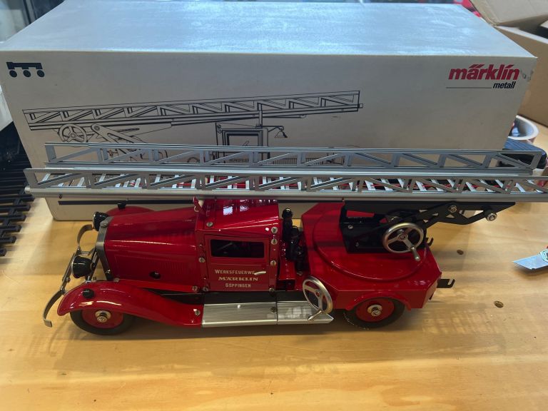 MARKLIN 1991 camion dei pompieri come nuovo con scatola originale
