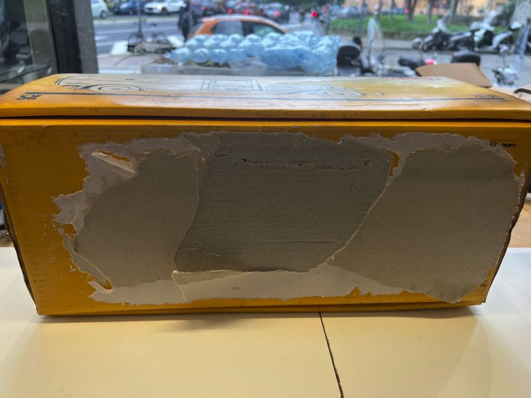 MARKLIN 1990 Raro Furgone blindato in lamierino "Deutsche post" come nuovo con scatola originale