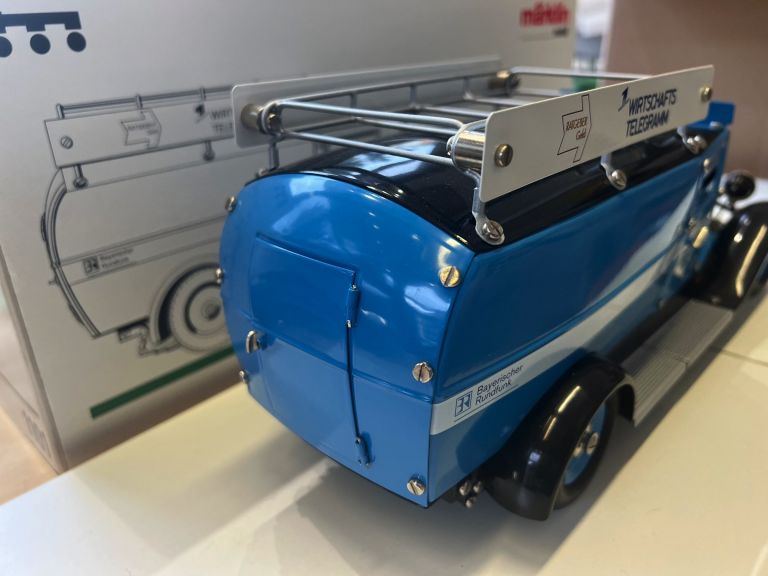 MARKLIN 1101 Furgone blindato in lamierino come nuovo con scatola originale