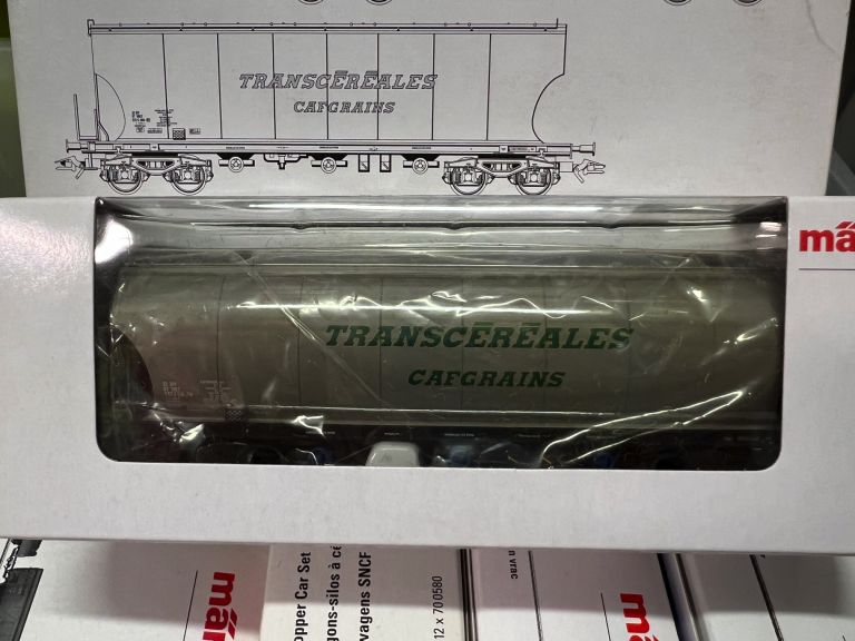 MARKLIN HO 46322 SET 3 CARRI ALTA CAPACITA' "TRANSCEREALES"