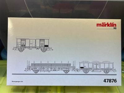 MARKLIN HO 47876 3 ITALIAN FS FREIGHT CARS MARKLIN