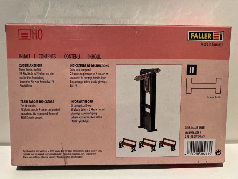 Faller HO 120233 Indicatori di percorso