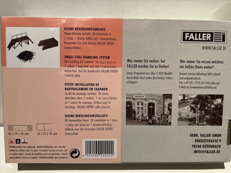Faller HO 120222 Small coal handling system