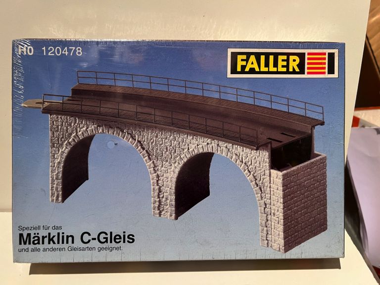 Faller HO 120478 Ponte curvo R1 per binario C