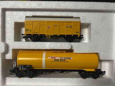 MARKLIN HO 47874 2 H.F. WIEBE FREIGHT CARS MARKLIN