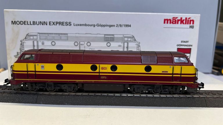 MARKLIN HO 83468 Diesel Locomotive SERIE 1800 CFL DELTA/DIGITAL