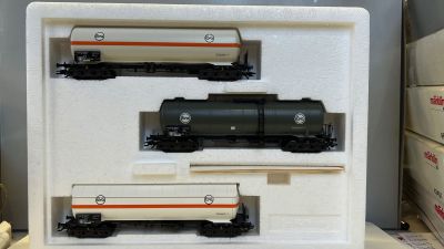 MARKLIN HO 4855 SET 3 CARRI CISTERNA EVA MARKLIN