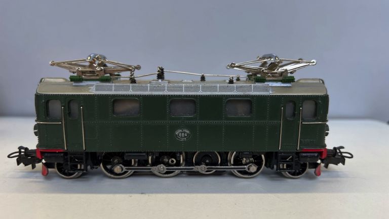 MARKLIN HO 3019 LOCOMOTIVA ELETTRICA ANNI '50 ECCELLENTE CON SCATOLA ORIGINALE
