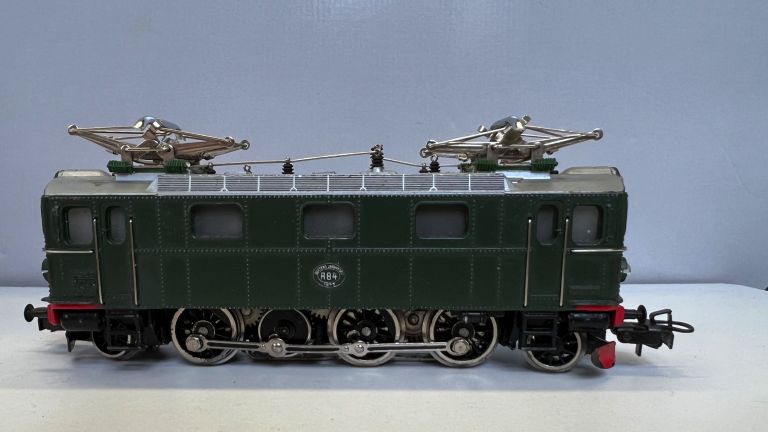 MARKLIN HO 3019 LOCOMOTIVA ELETTRICA ANNI '50 ECCELLENTE CON SCATOLA ORIGINALE