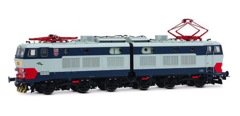 Rivarossi HR2968 FS, locomotiva elettrica E.656, 4a serie, livrea di origine, senza gocciolatoio, con smorzatori, ep. V