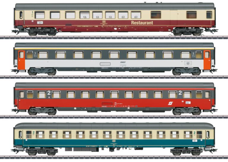 MARKLIN HO 42893 FD Mozart Passenger Car Set 1