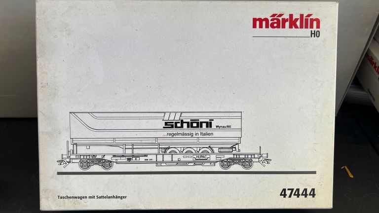 MARKLIN HO 47444 "SCHONI" Deep Well Flat Car