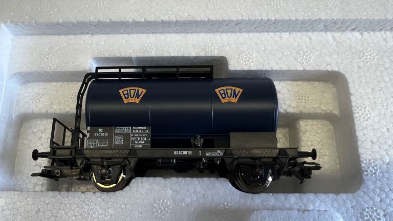 MARKLIN HO 48452 SET 2 CARRI CISTERNA OLANDESI PIETER BON A 2 ASSI COME NUOVI
